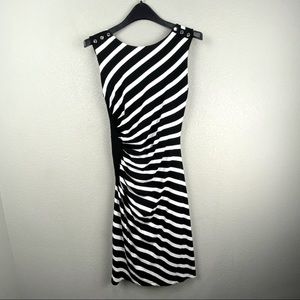 White House Black Market striped sleeveless dress